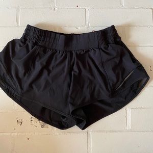 Black athletics shorts